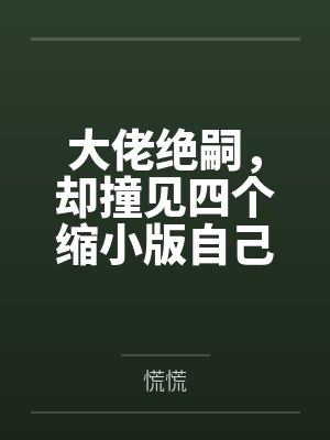 大佬绝嗣,却撞见四个缩小版自己 大佬绝嗣,却撞见四个缩小版自己