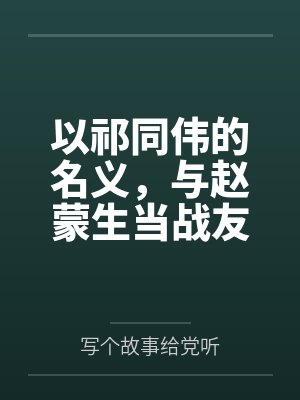 以祁同伟的名义,与赵蒙生当战友 以祁同伟的名义,与赵蒙生当战友