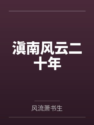 滇南风云二十年 滇南风云二十年